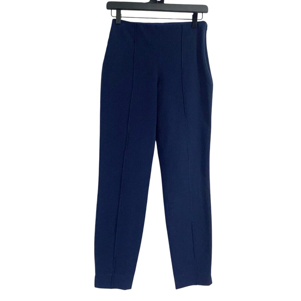 Polo Ralph Lauren Women's Navy Blue Stretch Trousers Ankle Pants Sz 2